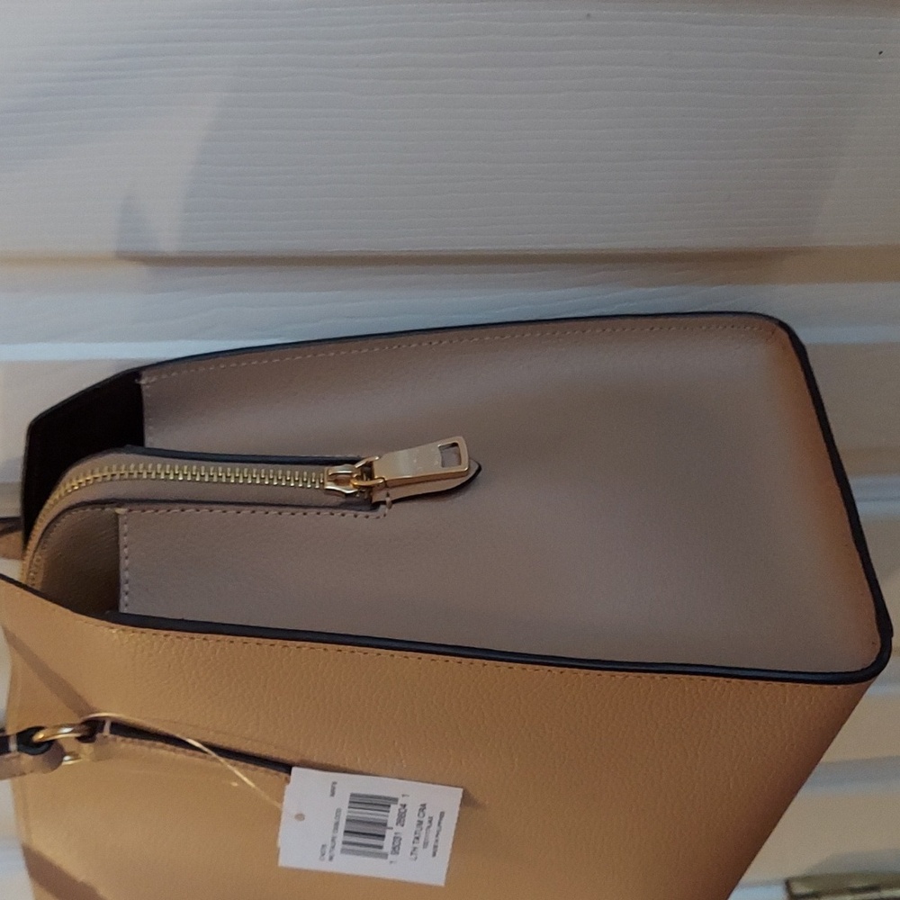 Coach Taupe Oxblood Pebbled Leather Handbag "Tatum" BNWT - AUTHENTICATED ◇ - Picture 8 of 14